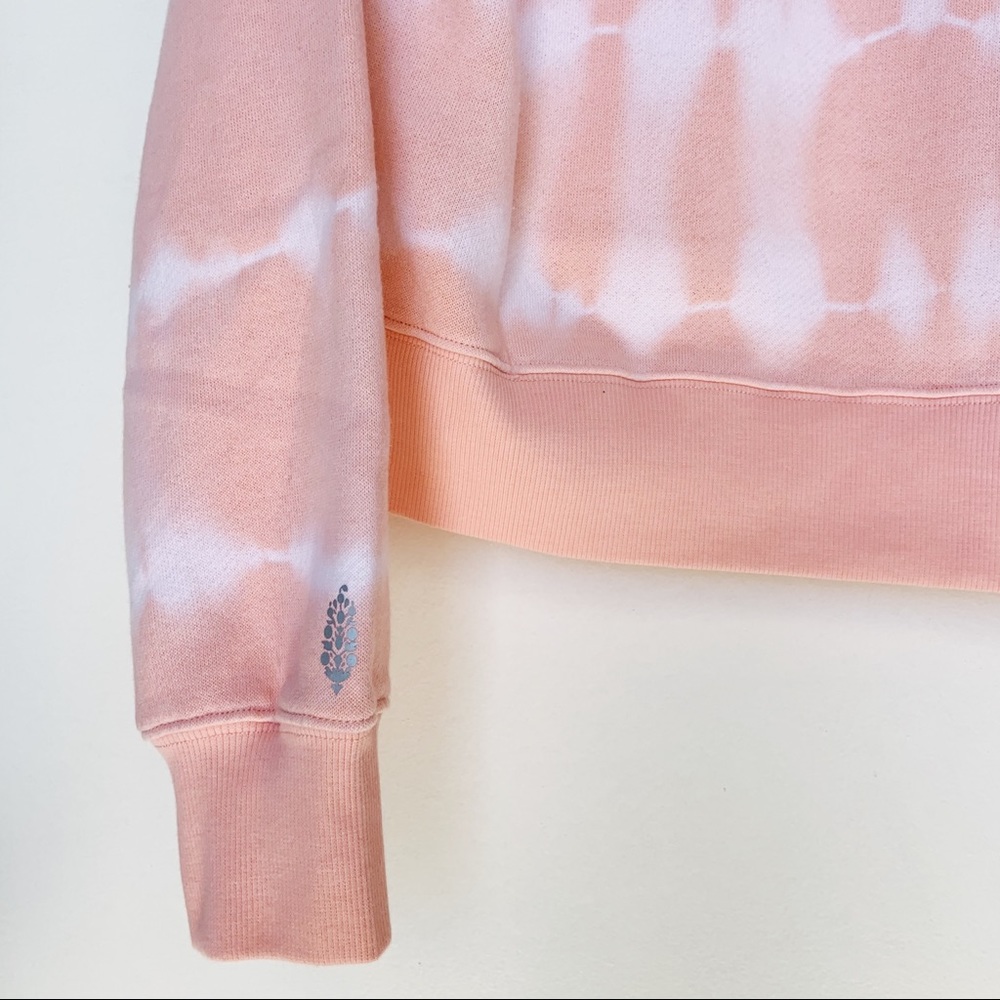 NWT Free People Tie Dye Hoodie Sweatshirt - Picture 7 of 8
